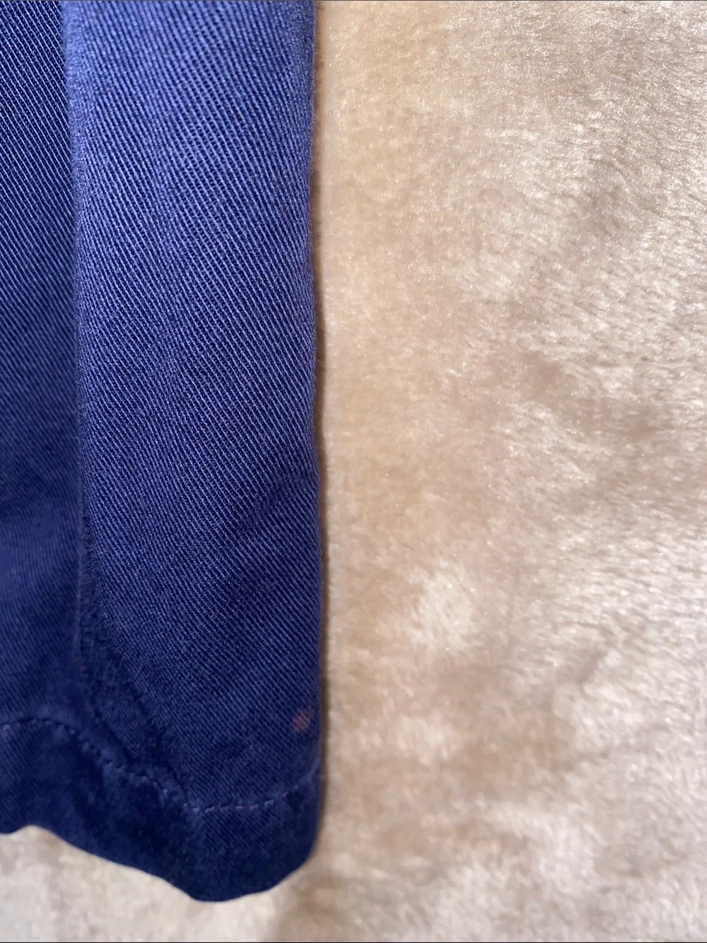 Vintage Ralph Lauren Navy Blue Cotton Flare Pants